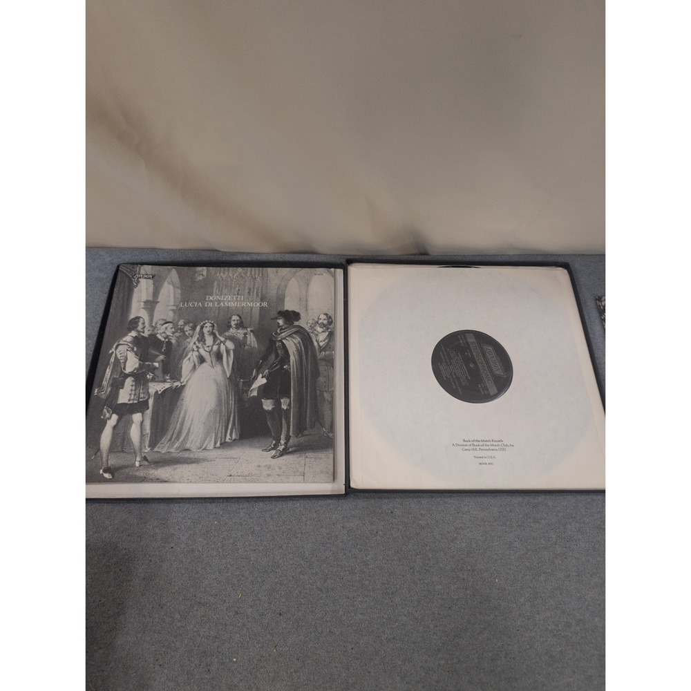 Donizetti Lucia di Lammermoor Sutherland Pavarotti London Vinyl Box Set 50-5632 - Picture 2 of 2